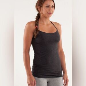 Lululemon diversity tank 6 EUC RARE vitasea lyocell shelf-bra
